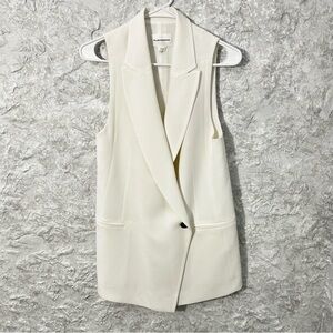 Club Monaco White Blazer Vest
